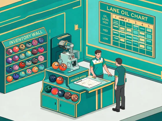 Bowling pro shop layout consultation